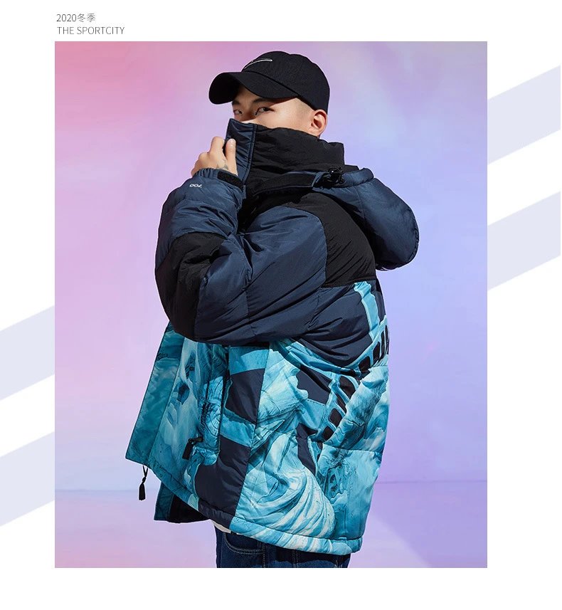 The North Face x Liberty Art Fabrics Statue of Liberty Down Jacket Red/Black/Blue - 18