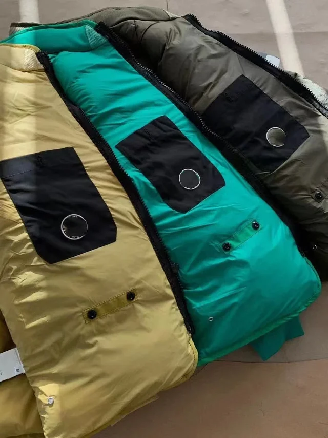 Unbranded Down Jackets Quilted stand-collar zip puffer jacket with chest pockets product detail image 6