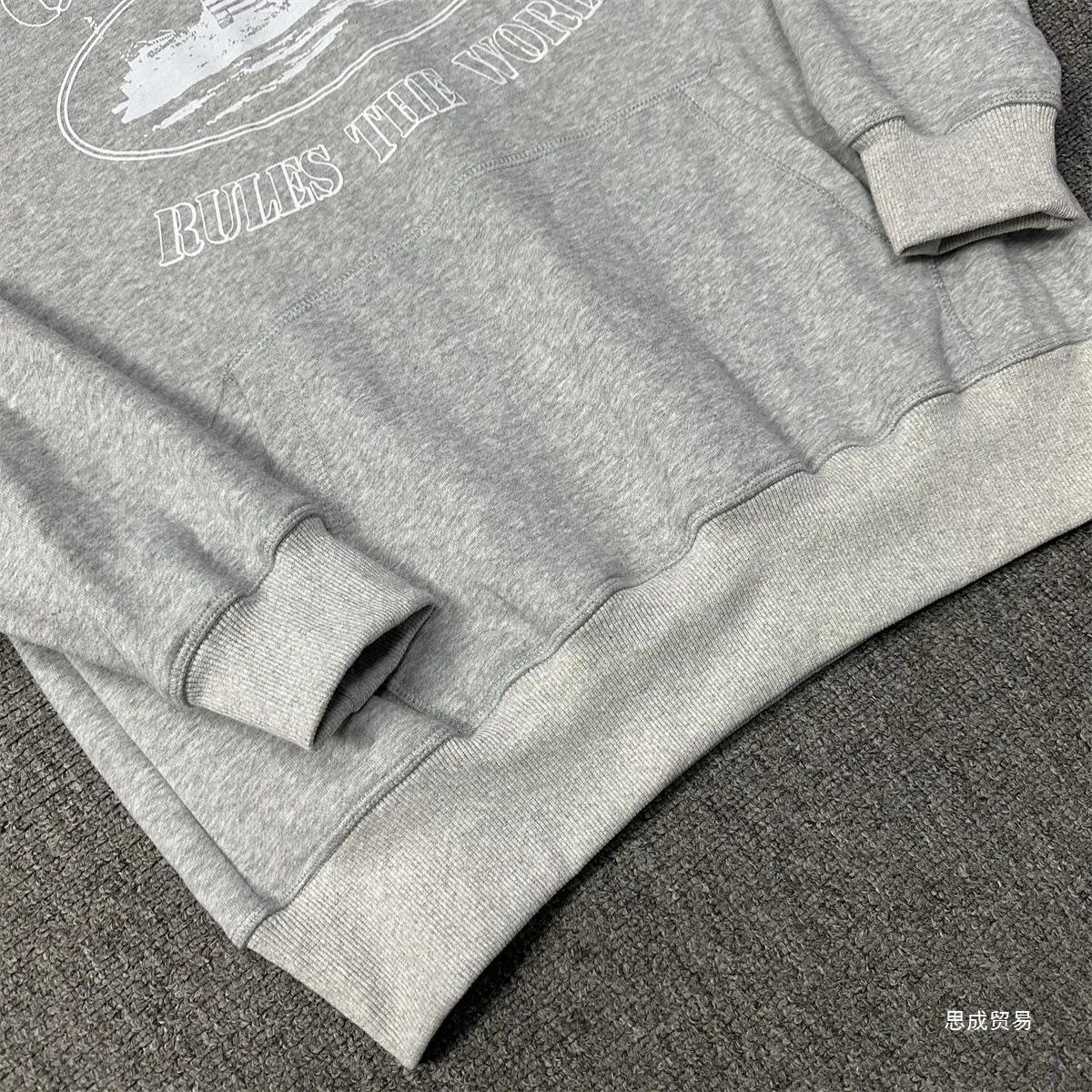 Corteiz Light Blue Script Logo Hoodie and Sweatpants Set - 46