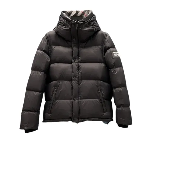 Burberry Hooded Down Jacket Black - 8