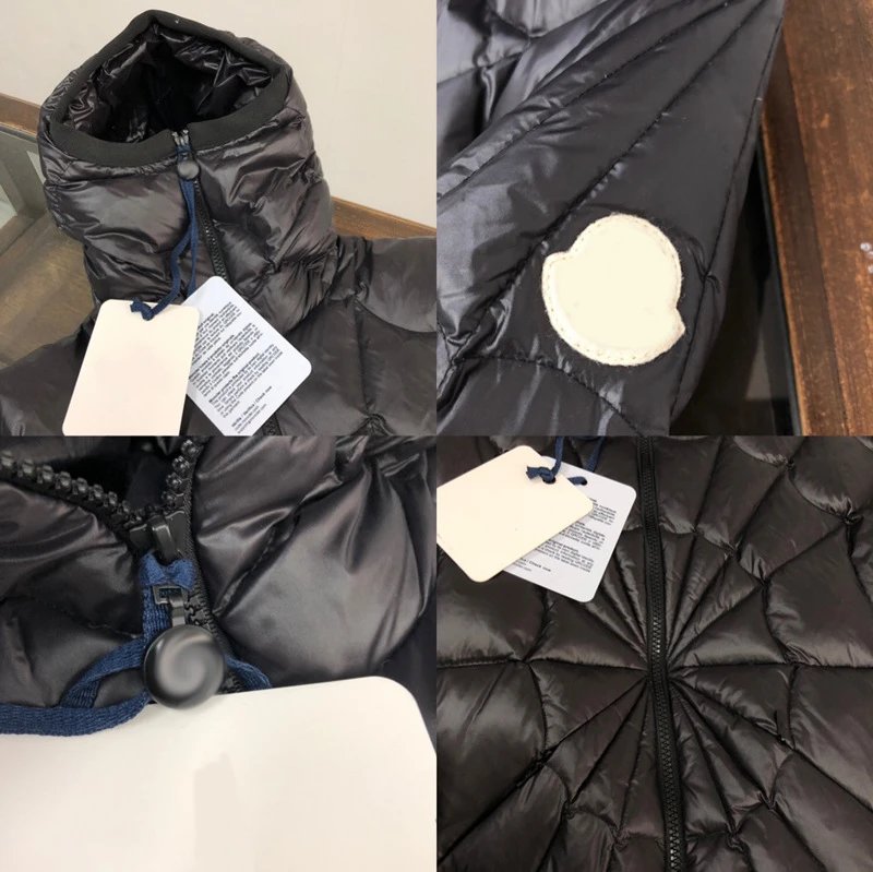 Moncler Genius Down Vest with Knit Sleeves Gray Outerwear - 6