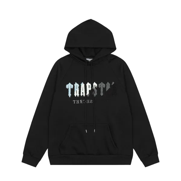 Trapstar Secret Gradient Hoodie Black - 1