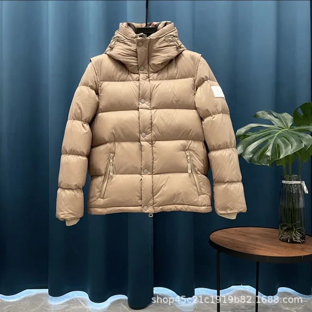 Burberry Jackets Detachable-Sleeve Hooded Puffer Jacket product detail image 5