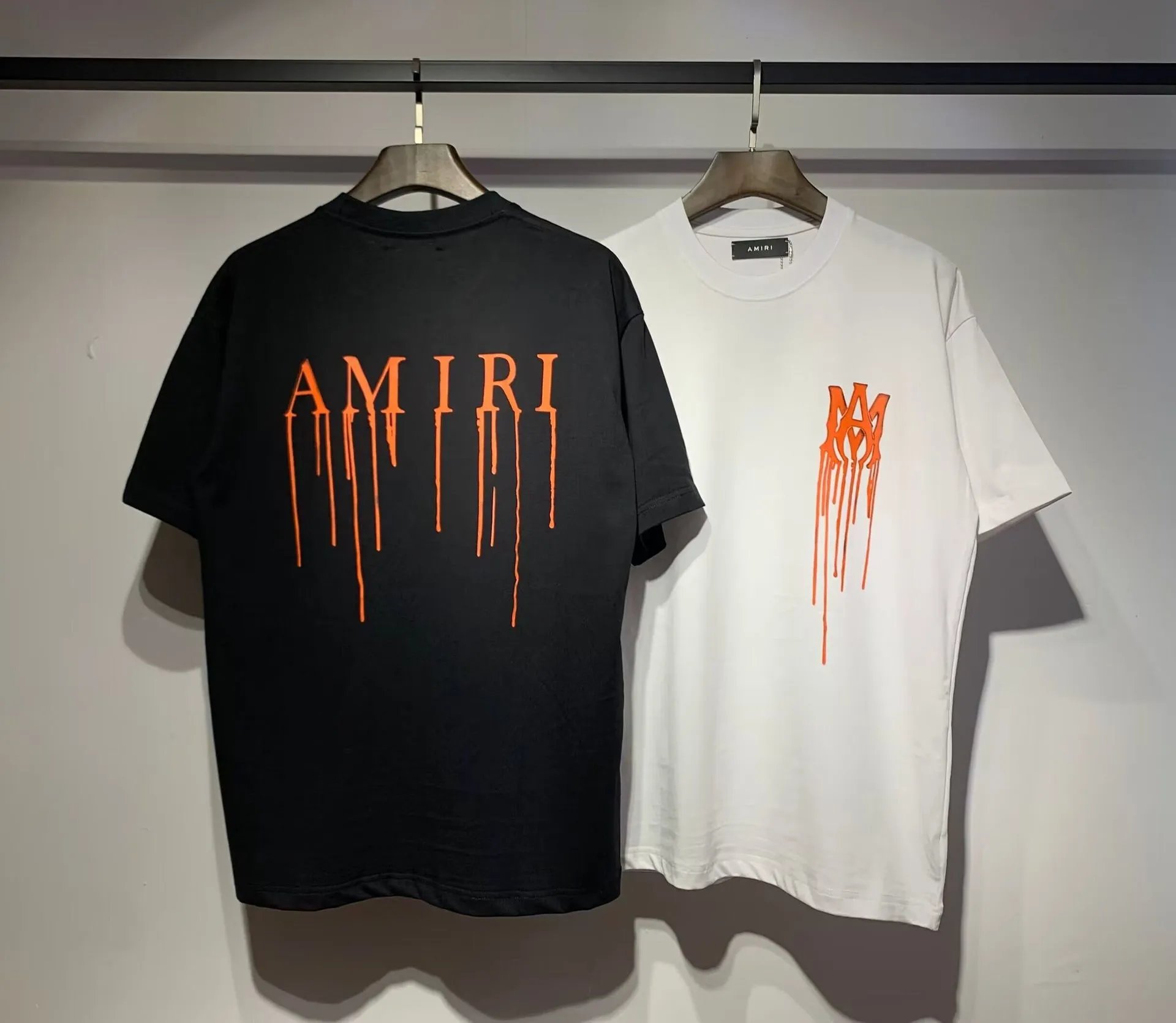 Amiri Heron Print Black T-Shirt - 6