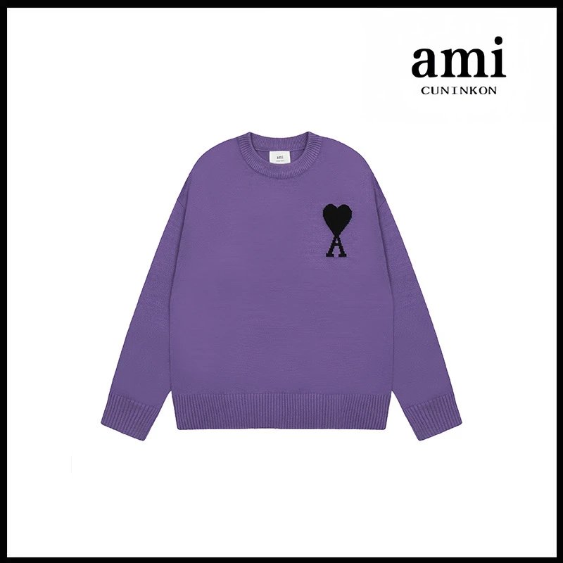 Purple [2115 round neck jacquard style]
