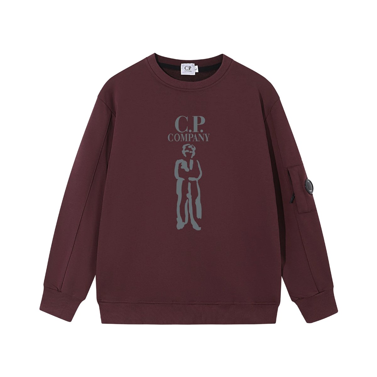 C.P. Company Graphic Print Sweatshirt Light Blue Hoodie product detail 12 in Litbuy spreadsheet finds