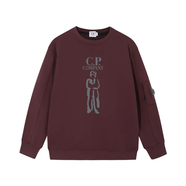 C.P. Company Logo Print Sweatshirt Light Blue - 13