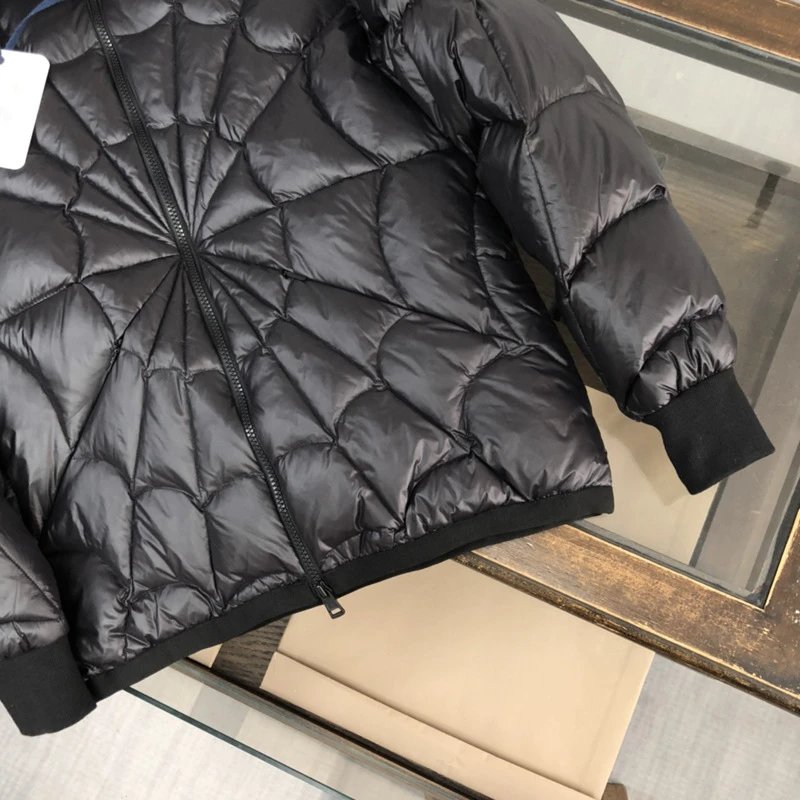 Unbranded Down Jackets Hooded radial-quilt puffer jacket image 3
