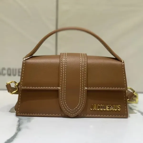 Jacquemus Le Chiquito Brown Leather Handbag - 1