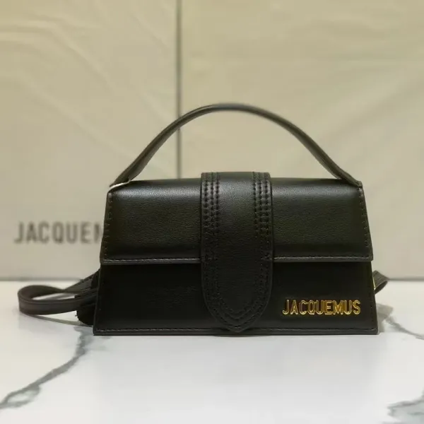 Jacquemus Le Chiquito Black Leather Handbag - 1