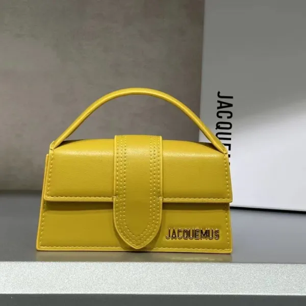 Jacquemus Le Chiquito Yellow Handbag - 1