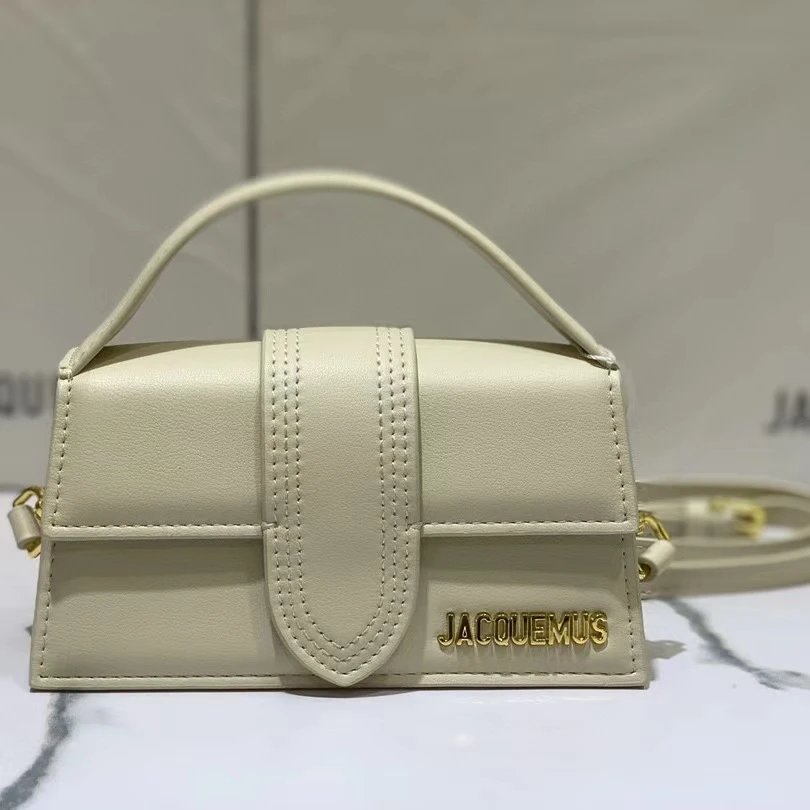 Jacquemus Le Chiquito Beige Leather Mini Handbag