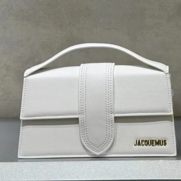 Jacquemus Le Chiquito White Leather Top-Handle Handbag - 1