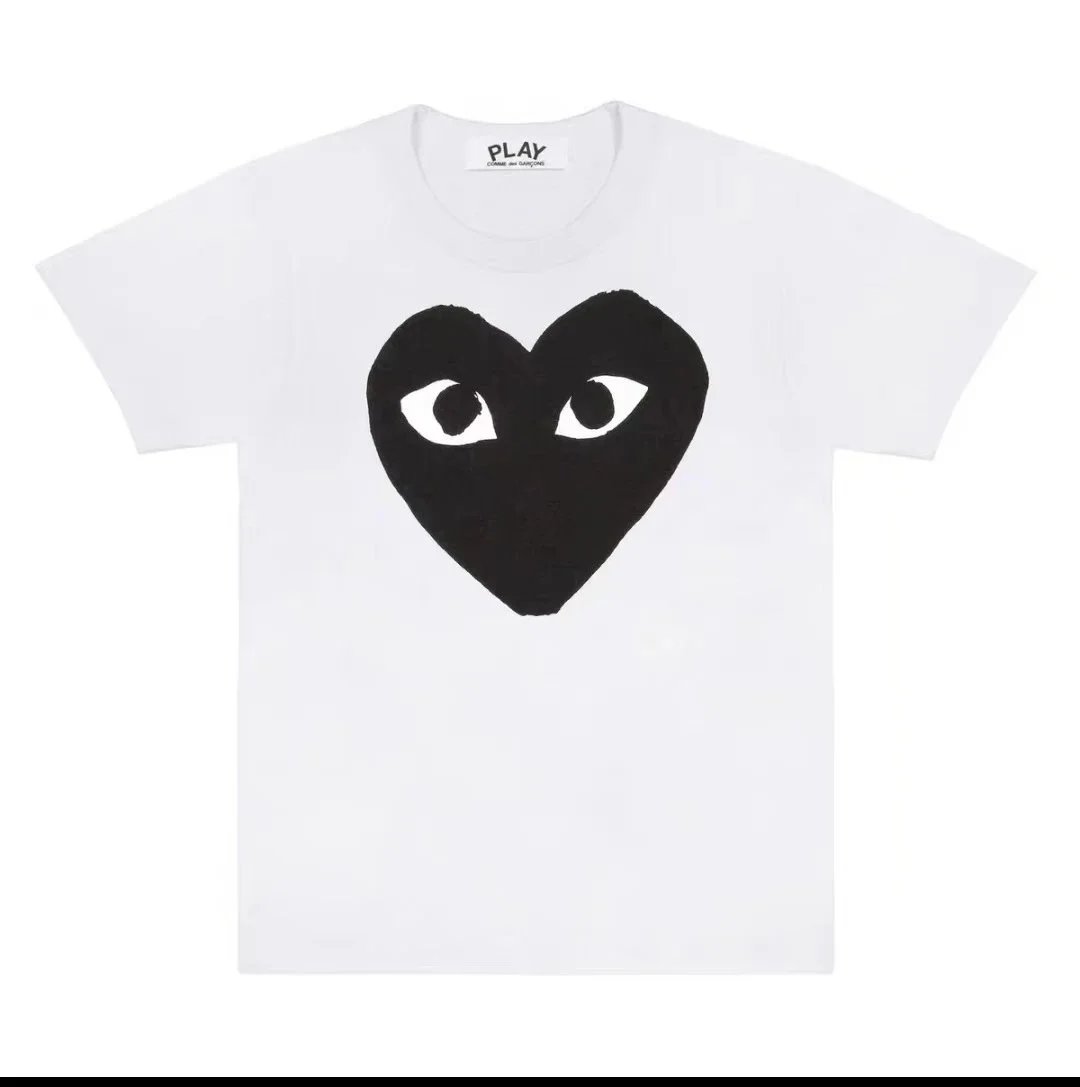 Comme des Garçons PLAY Big Black Heart T-shirt White