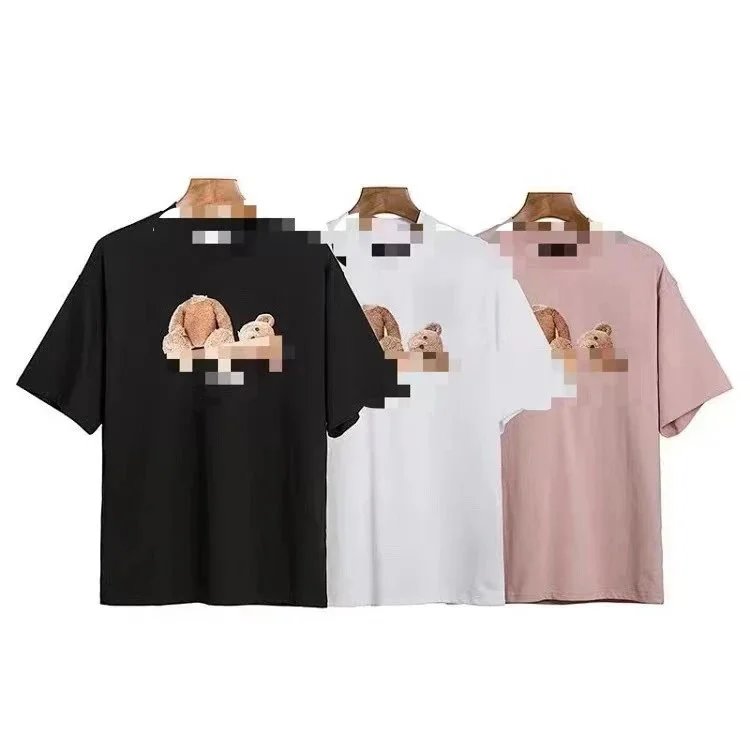 Teddy Bear Print Oversized T-Shirts