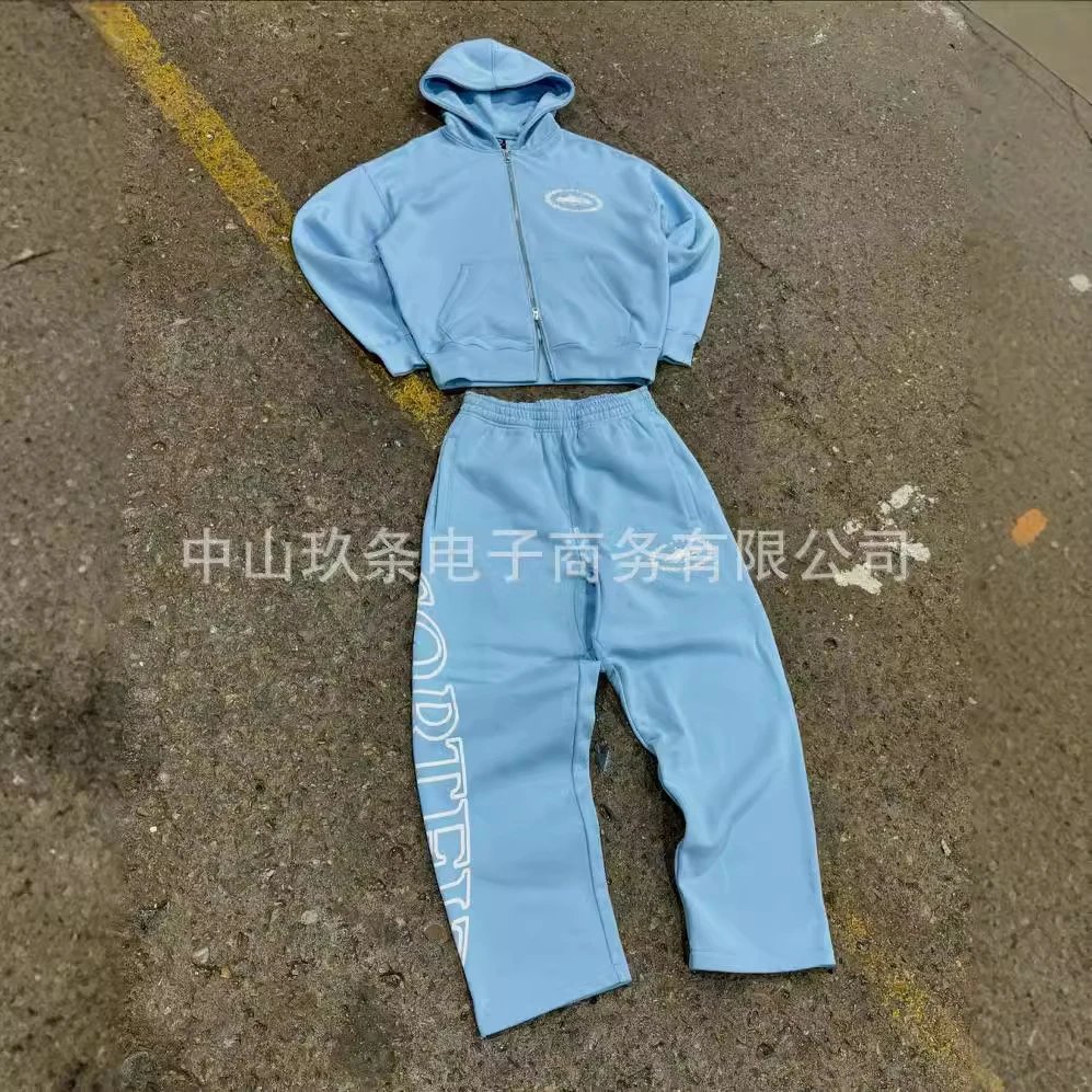 Light Blue Tracksuit Set
