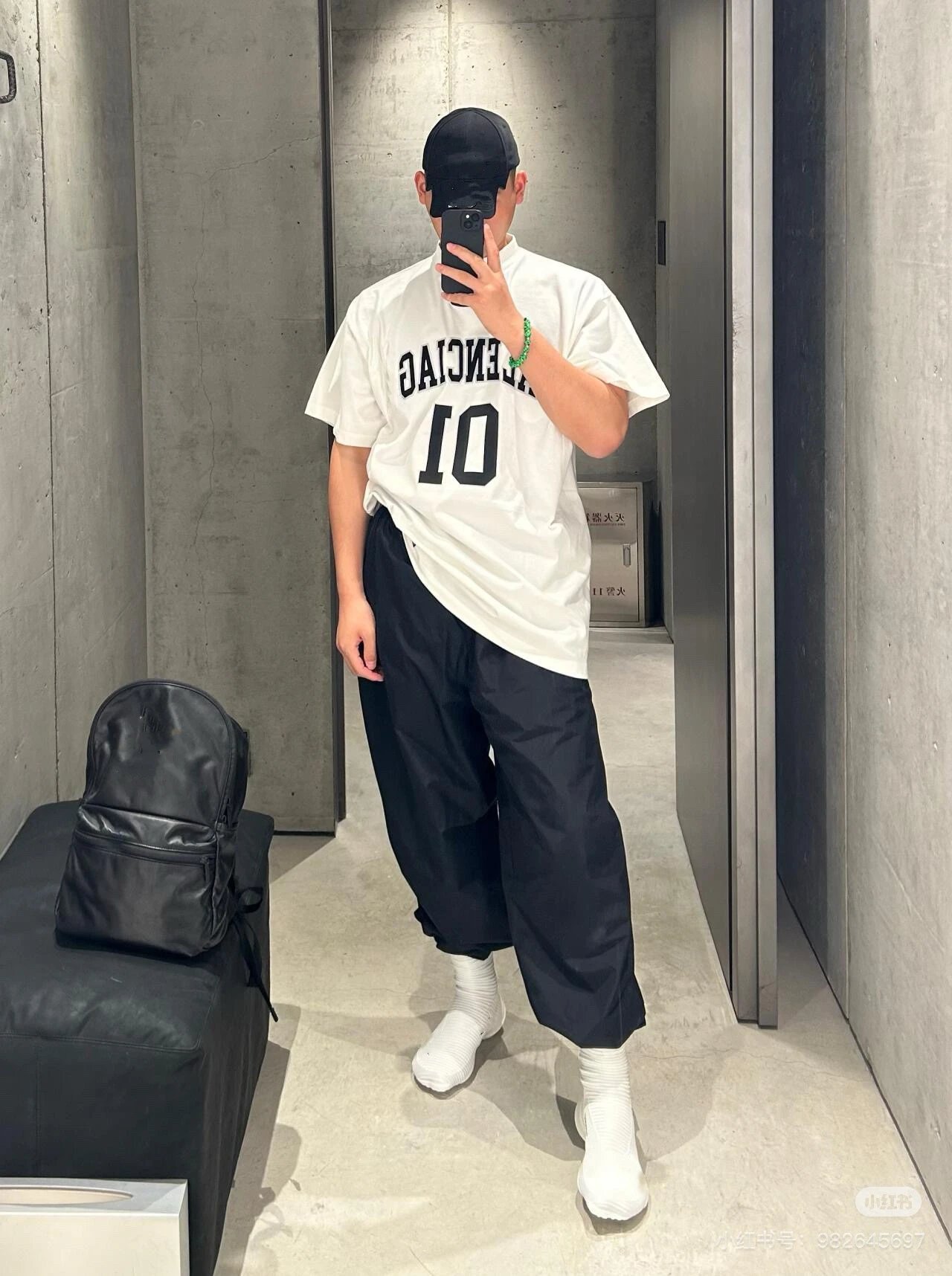 Balenciaga Alenciac 01 Black Oversized Jersey - 30
