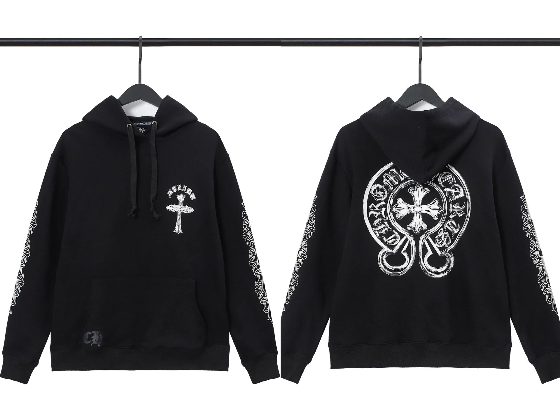Chrome Hearts Rainbow Cross Hoodie photo 5