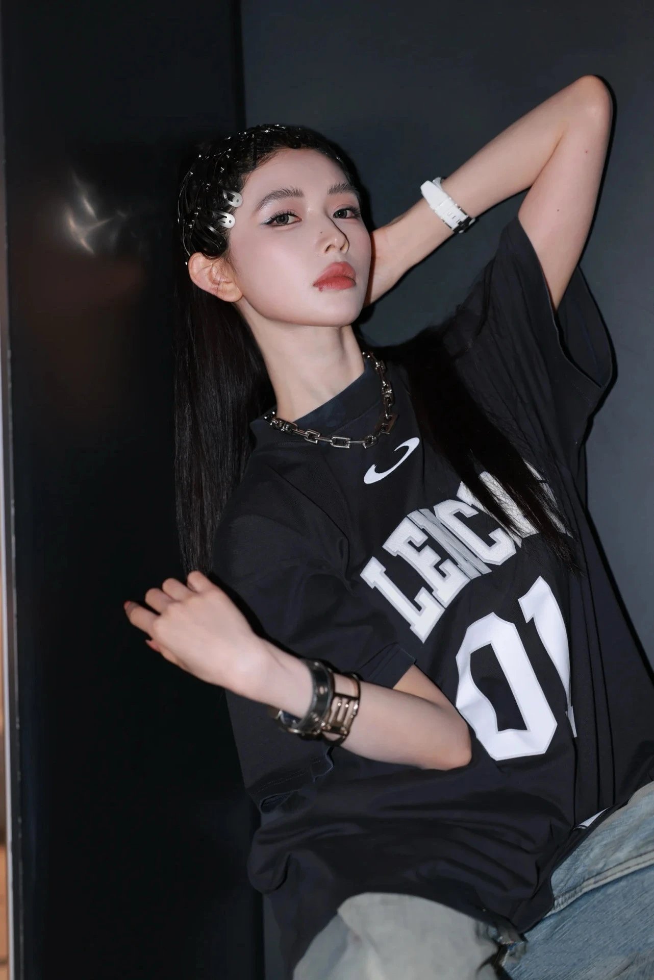 Balenciaga Alenciac 01 Black Oversized Jersey - 22