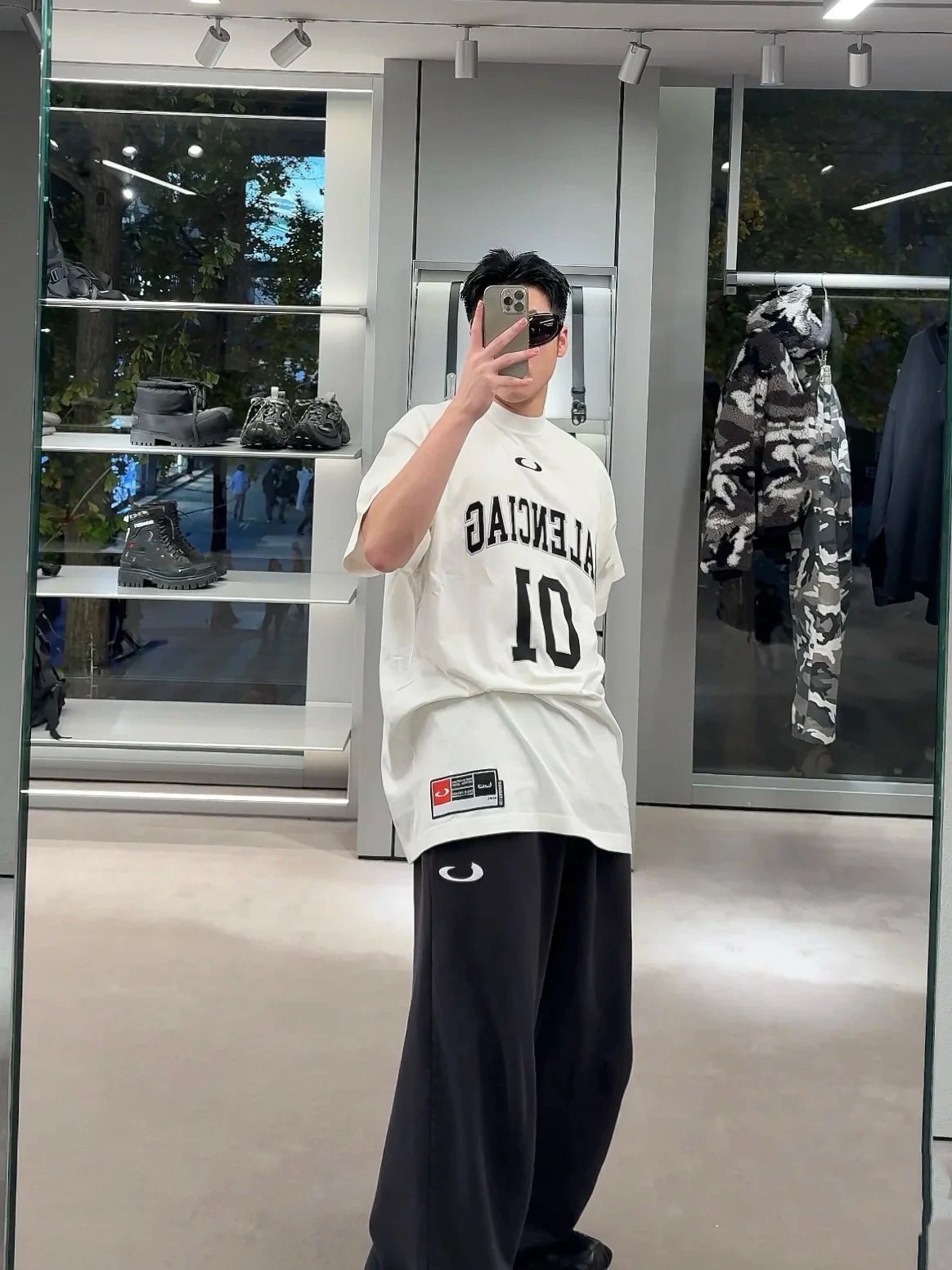 Balenciaga Alenciac 01 Black Oversized Jersey - 28