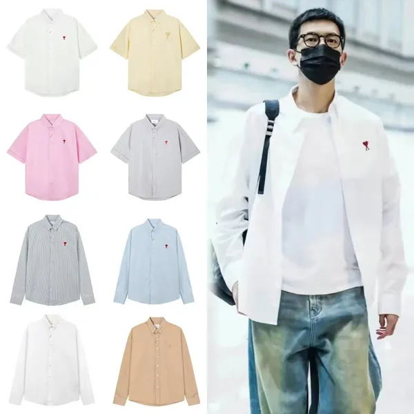 Comme des Garçons Play Heart Balloon Short-Sleeve Shirt Pink - 37