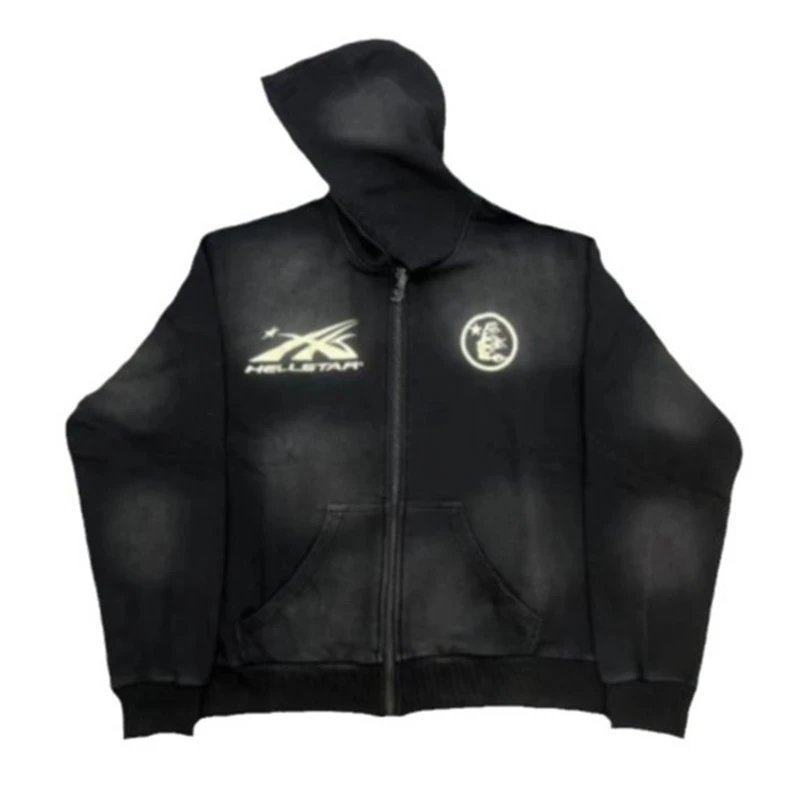 Hellstar Graphic Hooded Sweatshirt and Jogger Pants Set