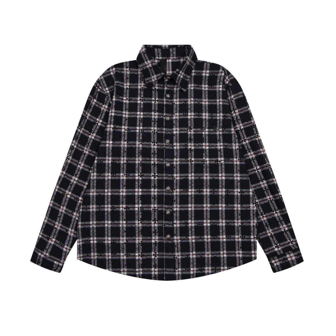 Chrome Hearts Embroidered Plaid Shirt photo 5