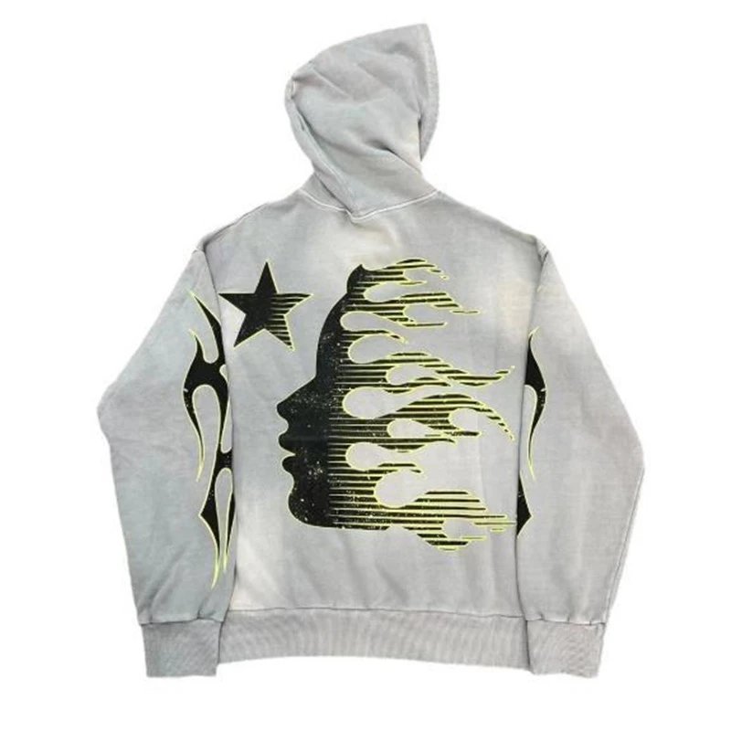Hellstar Graphic Hooded Sweatshirt and Jogger Pants Set