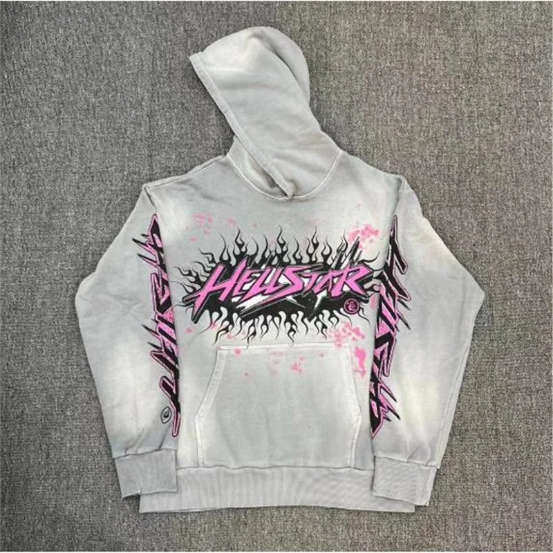 Hellstar Graphic Hooded Sweatshirt and Jogger Pants Set