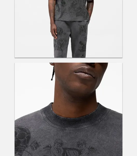 Raf Simons x Archive Print Beige Oversized T-Shirt - 23