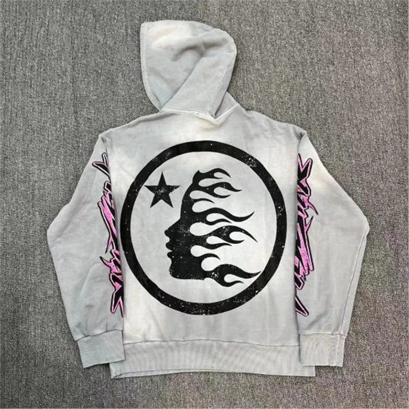 Hellstar Graphic Hooded Sweatshirt and Jogger Pants Set