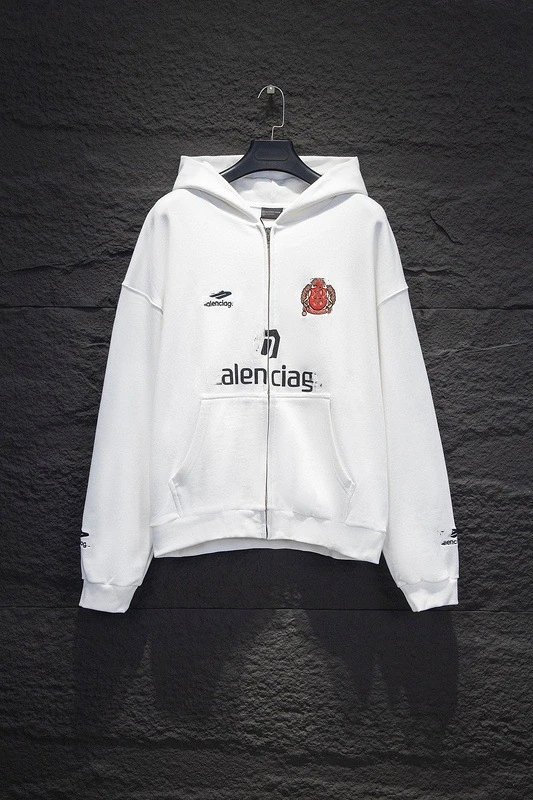 Balenciaga x Manchester United Alentiaq Red Zip-Up Hoodie - 9