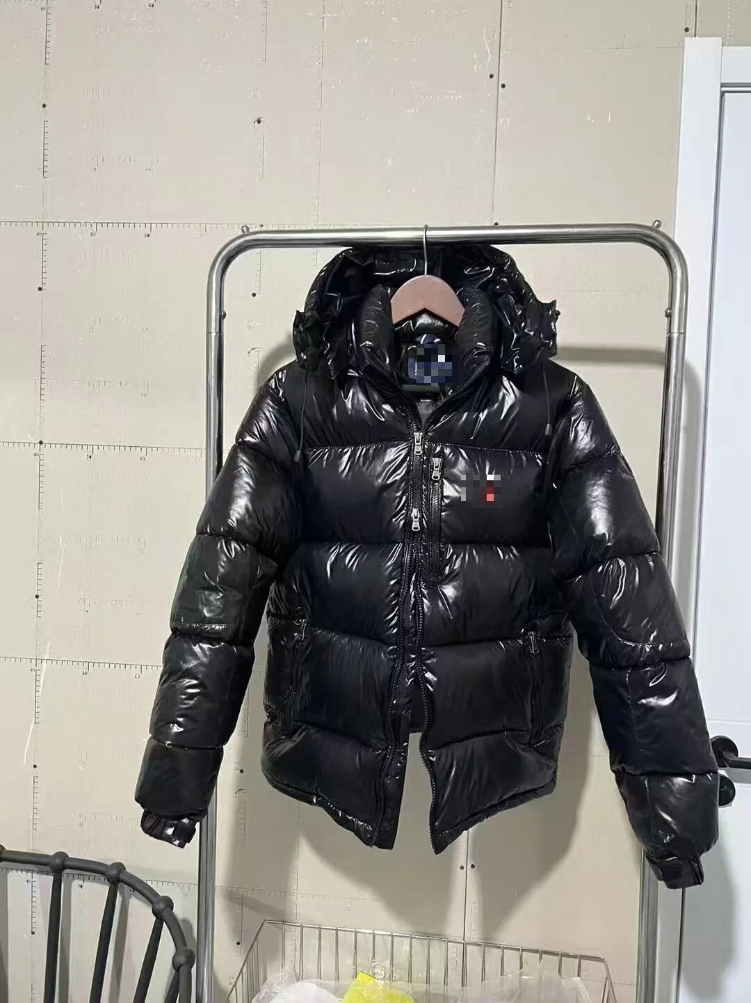 Moncler Maya Vest Black Glossy Down Vest - 7