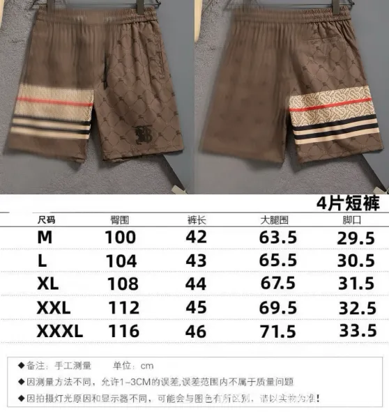 Burberry Monogram Print Drawstring Shorts Black - 13