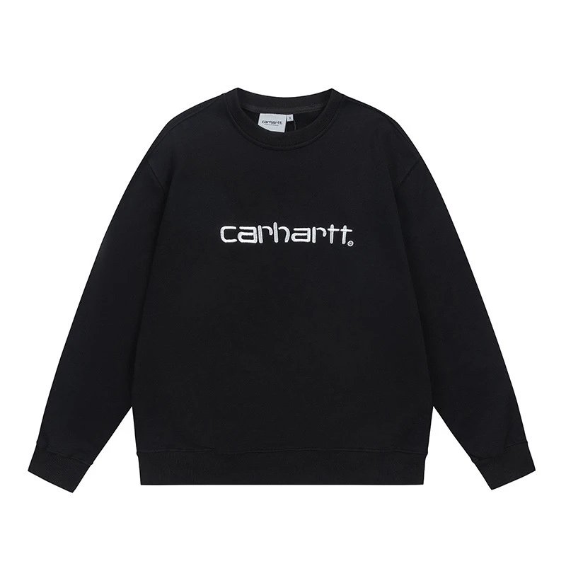 Carhartt Work In Progress Small Logo Hoodie Black - 6