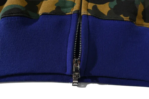 A Bathing Ape x Heron Preston Shark Camo Hoodie - 16