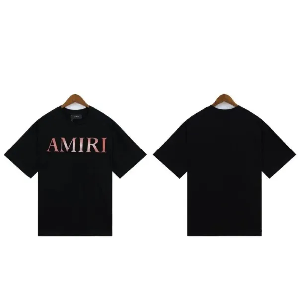Amiri Logo Graphic Black T-Shirt - 1