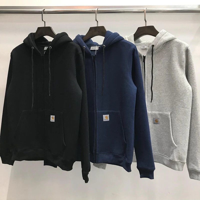 Kaha cardigan zipper hooded sweatshirt loose casual sports men and women couple jacket hoodie trendy