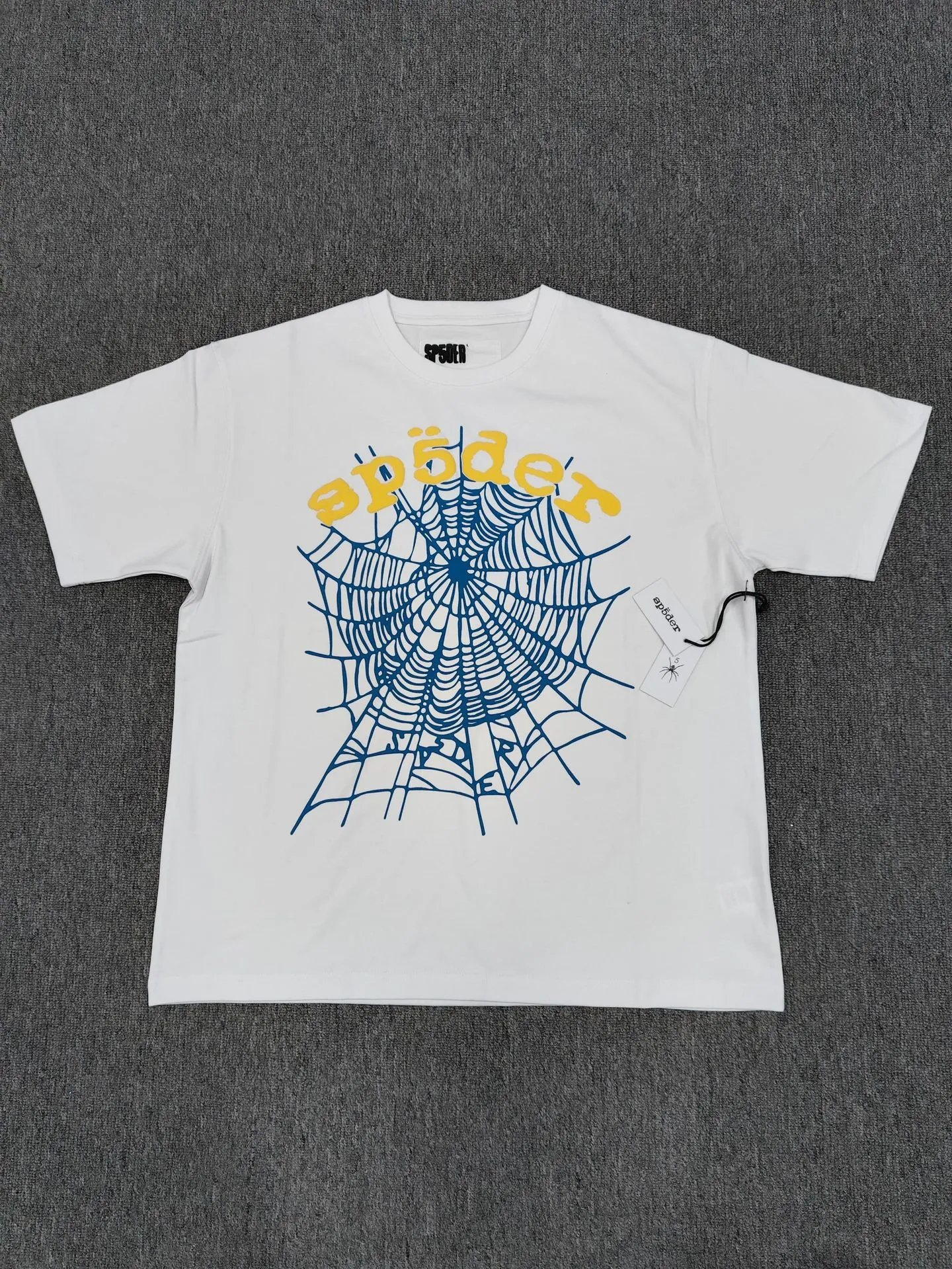 White Blue Mesh Yellow