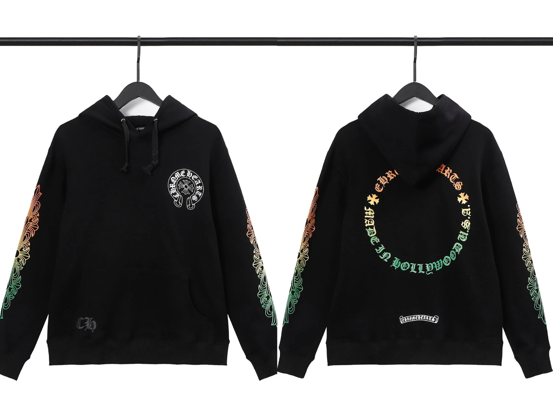 Chrome Hearts Rainbow Cross Hoodie photo 3
