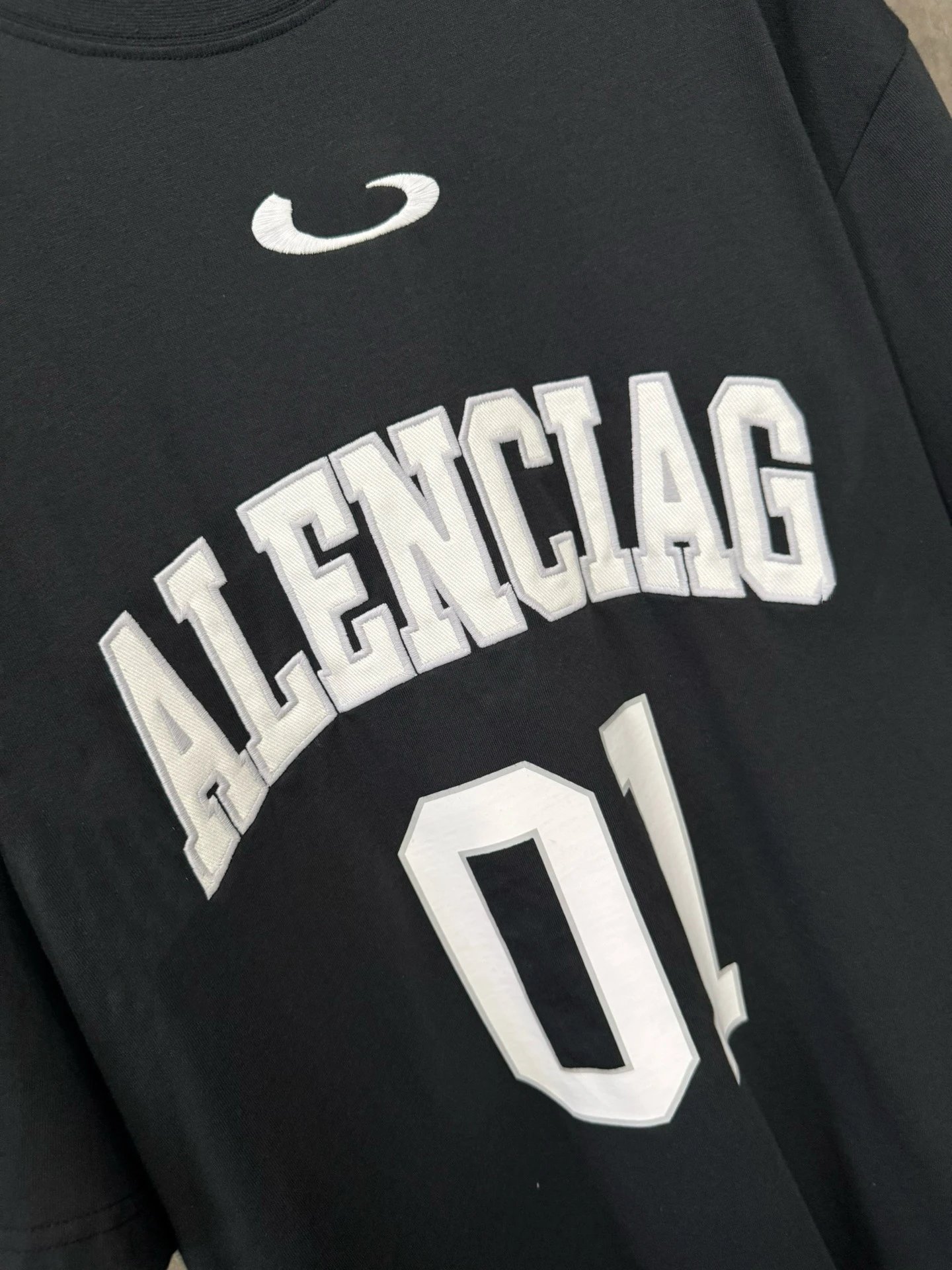Balenciaga Alenciac 01 Black Oversized Jersey - 11