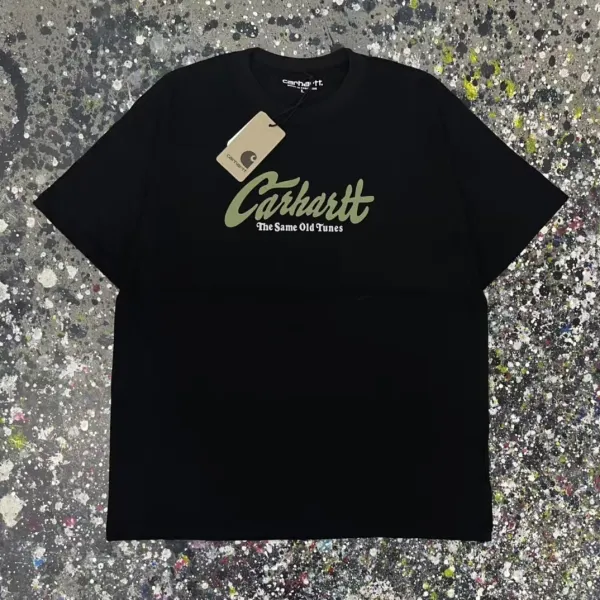 Carhartt Work In Progress Arch Logo Black T-Shirt - 42