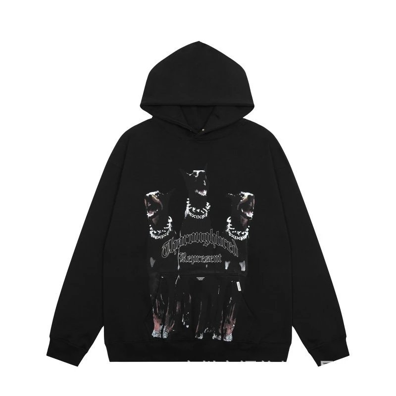 REPRESENT Letter Graphic Hoodie photo 3