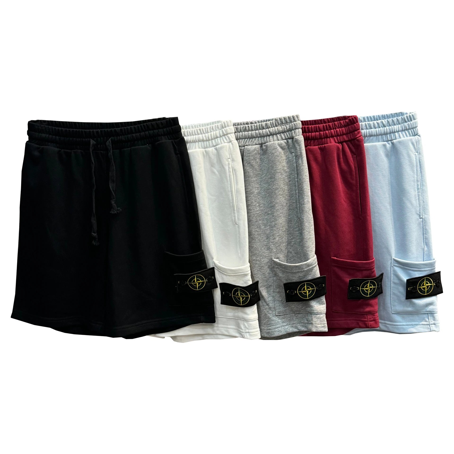 Stone Island Logo Patch Sweat Shorts in Multiple Colors - 131808