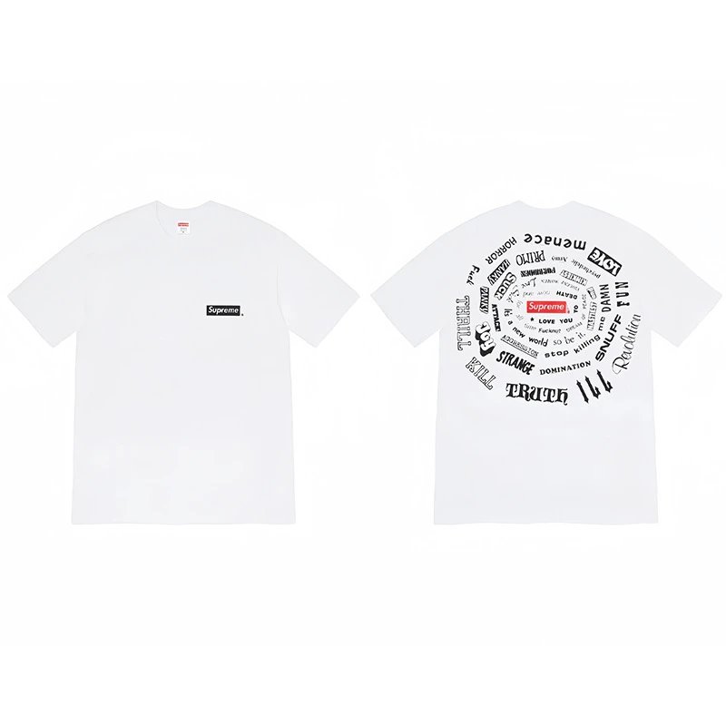 Supreme Deer Graphic Print White T-Shirt - 13