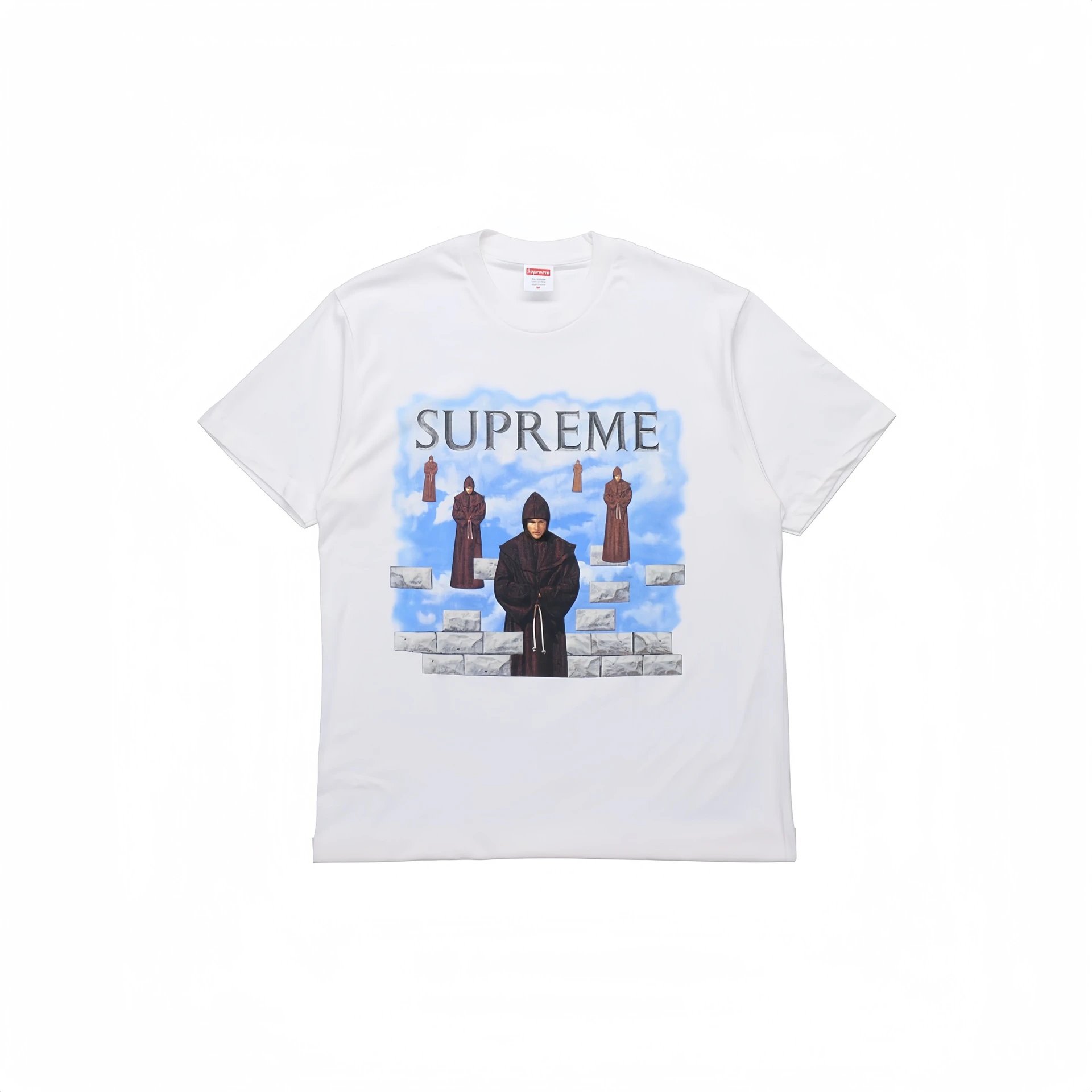 Supreme Deer Graphic Print White T-Shirt - 21