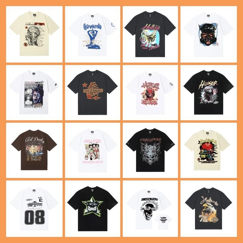 Hellstar Distressed Side Face T-Shirt