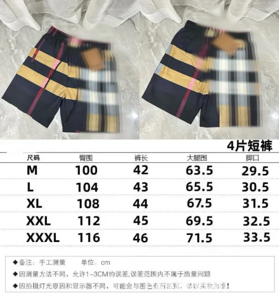 Burberry Monogram Print Drawstring Shorts Black - 20