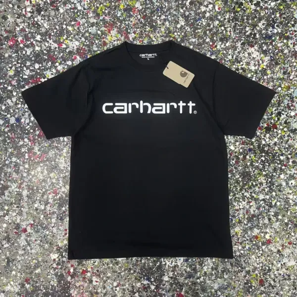 Carhartt Work In Progress Arch Logo Black T-Shirt - 16