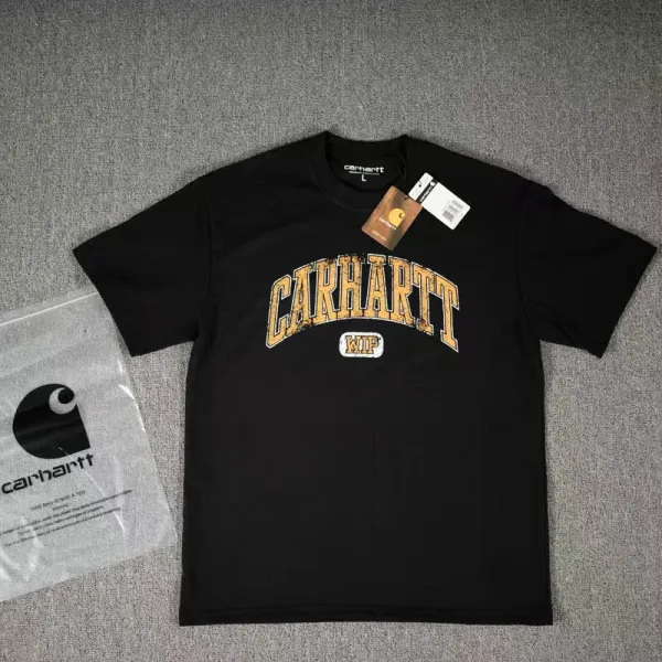 Carhartt Work In Progress Arch Logo Black T-Shirt - 8